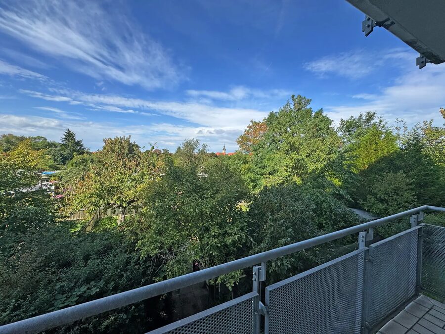 Naumburg – Blick vom Balkon